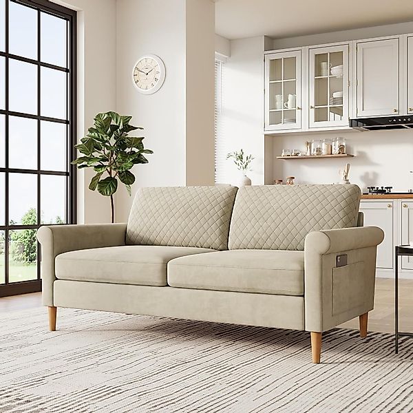 NAIMP 2-Sitzer Stoff Sofa 164cm mit günstig online kaufen