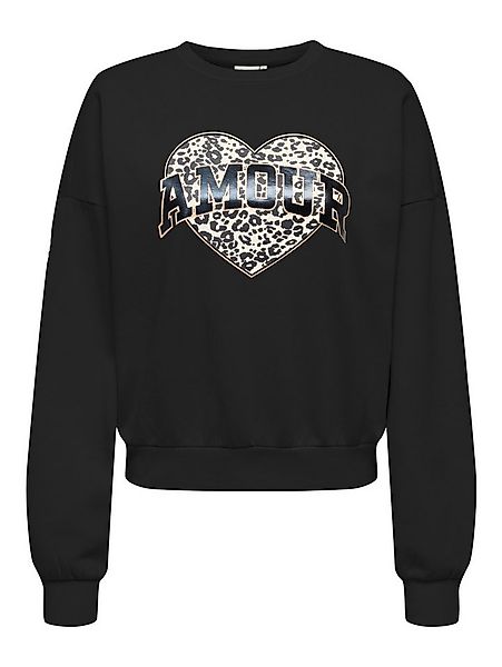 ONLY Sweatshirt ONLLAUREN L/S LEO O-NECK CC SWT günstig online kaufen