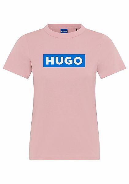 HUGO Blue T-Shirt "Classic V", mit Logo, V-Ausschnitt günstig online kaufen