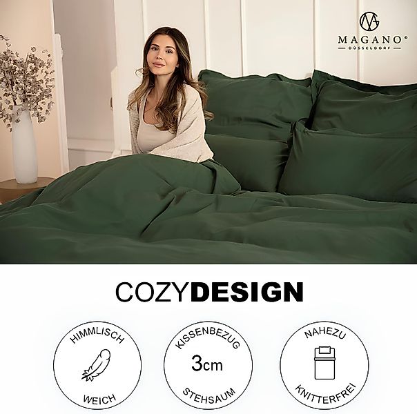 MAGANO Kissenbezug, Premium Kopfkissenbezug, (1 Stück), Hypoallergen, Ultra günstig online kaufen