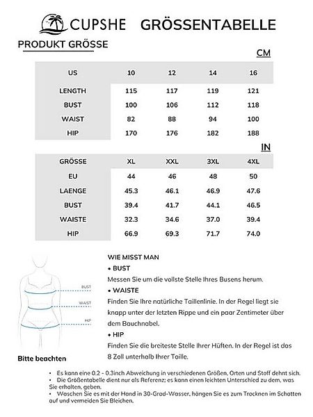 Cupshe A-Linien-Kleid lumiges Maxikleid mit Carmen-Ausschnitt für große Grö günstig online kaufen