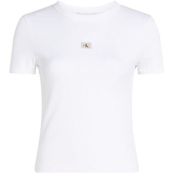 Calvin Klein Jeans  T-Shirt WOVEN LABEL RIB J20J225245 günstig online kaufen