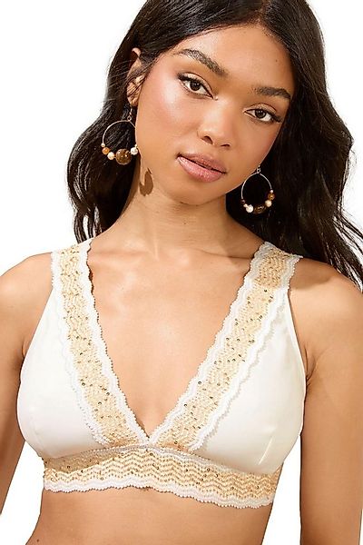 LIPSY Triangel-Bikini-Top Lipsy Hochgeschnittenes Scuba-Bikinitop (1-St) günstig online kaufen