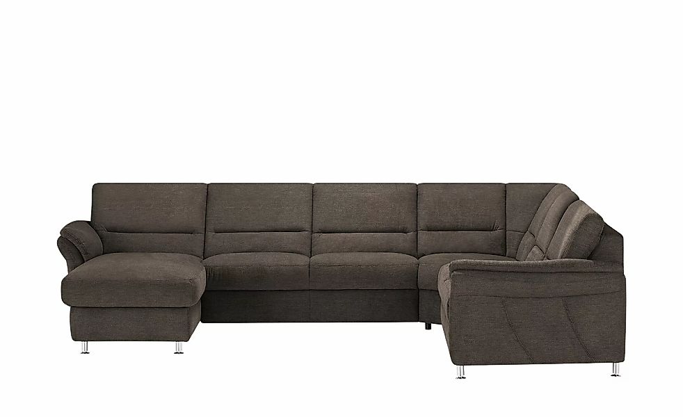 meinSofa Wohnlandschaft  Donald ¦ braun ¦ Maße (cm): B: 335 H: 89 T: 262.0 günstig online kaufen