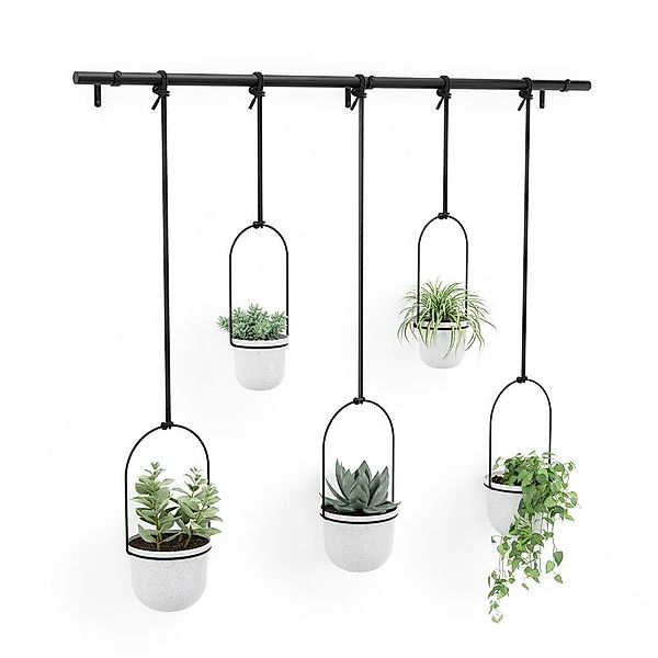 Umbra Blumentopf Triflora 5 Hängeblumentopf Weiß günstig online kaufen