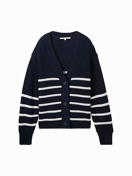 TOM TAILOR Denim Cardigan, mit Strickstruktur und Knopfleiste günstig online kaufen