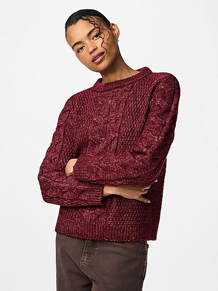 pieces Strickpullover "PCNINA LS O-NECK KNIT NOOS BC" günstig online kaufen