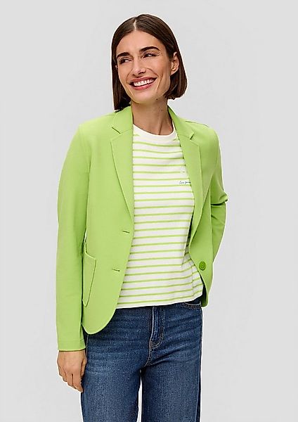 s.Oliver Jackenblazer Indoor-Blazer Blazer aus strukturiertem Jersey günstig online kaufen