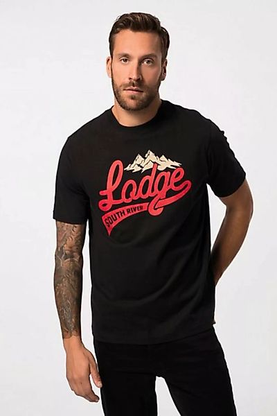 JP1880 T-Shirt T-Shirt Halbarm Lodge Print Rundhals bis 8 XL günstig online kaufen