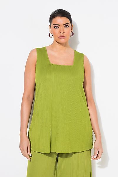 Ulla Popken Longtop Top Rippjersey A-Linie günstig online kaufen