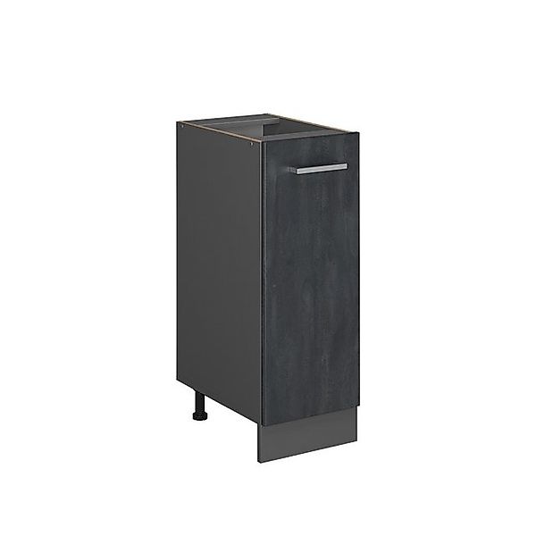 Vicco Apothekerschrank R-Line, Schwarz Beton/Anthrazit, 30 günstig online kaufen