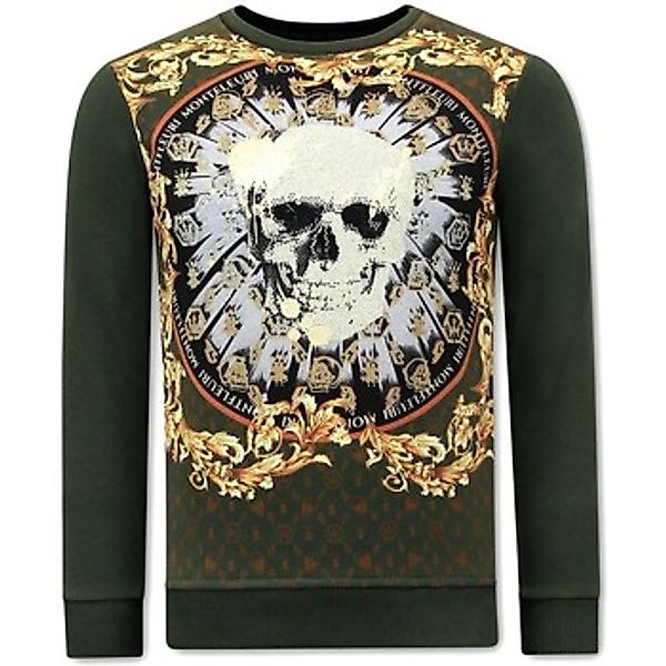 Tony Backer  Sweatshirt Totenkopf Strass günstig online kaufen