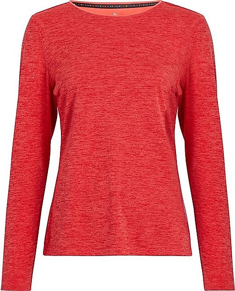 McKINLEY Longsleeve Da.-Langarmshirt Hunu LS W MELANGE/RED günstig online kaufen