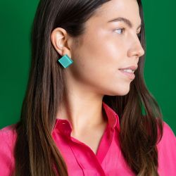 ALEXASCHA Paar Ohrstecker Quadratische Statement Ohrringe günstig online kaufen