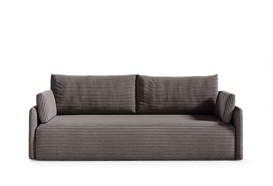 moebelfaktor Schlafsofa Mino 3-Sitzer POSO Cord Stoff, mit Ausklappfunktion günstig online kaufen