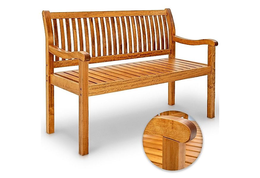 tillvex Gartenbank tillvex® Gartenbank Holz Parkbank Massiv Sitzbank Garten günstig online kaufen