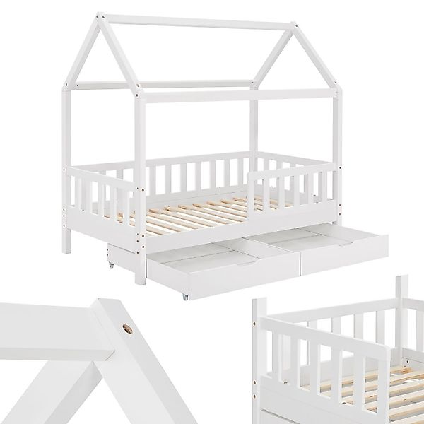 Juskys Kinderbett Marli, 80x160 cm, mit günstig online kaufen
