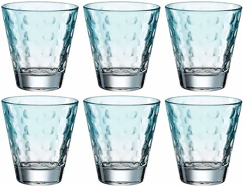 LEONARDO Gläser-Set »OPTIC«, (Set, 6 tlg.), 215 ml, 6-teilig günstig online kaufen