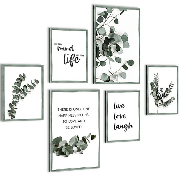 Novart Wandbild Eukalyptus Pflanze Grüne Blätter günstig online kaufen