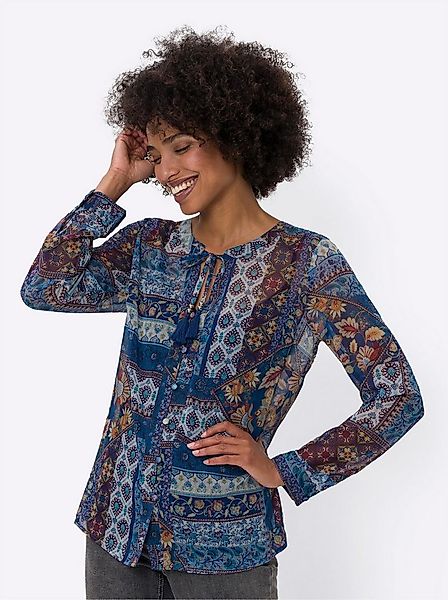 heine Klassische Bluse Druckbluse Langarm günstig online kaufen
