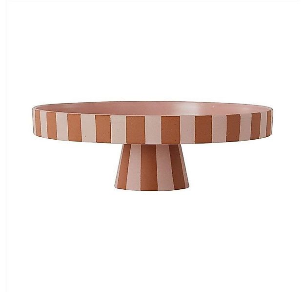 OYOY Dekoschale Toppu Tray - Large - Caramel / Rose, 27 x 9 cm Groß Rund Ke günstig online kaufen