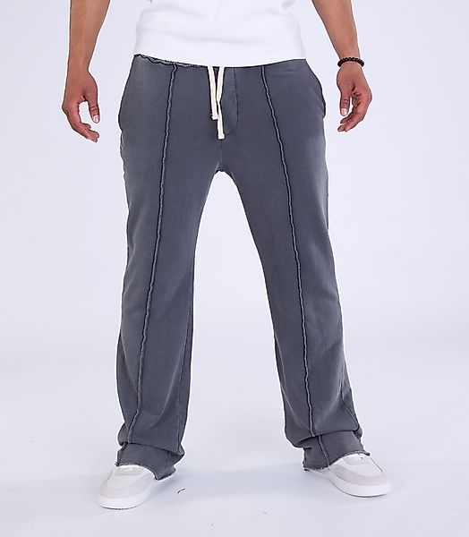 Denim Distriqt Jogginghose Herren Baggy Jogginghose gebatikt Schwarz M günstig online kaufen