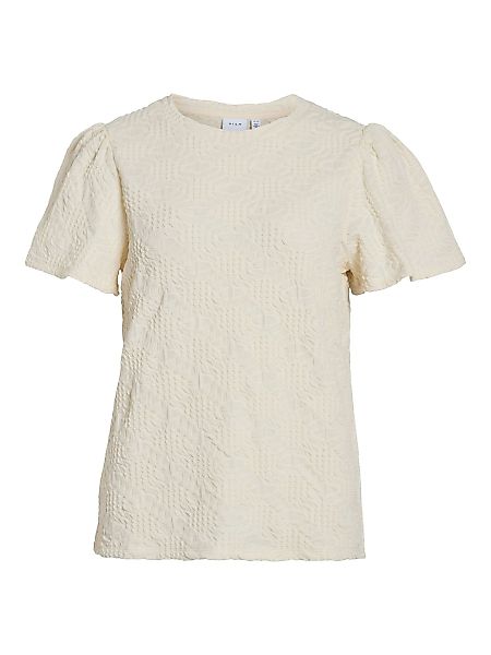 Vila Blusenshirt Strukturiertes Design mit kurzen günstig online kaufen