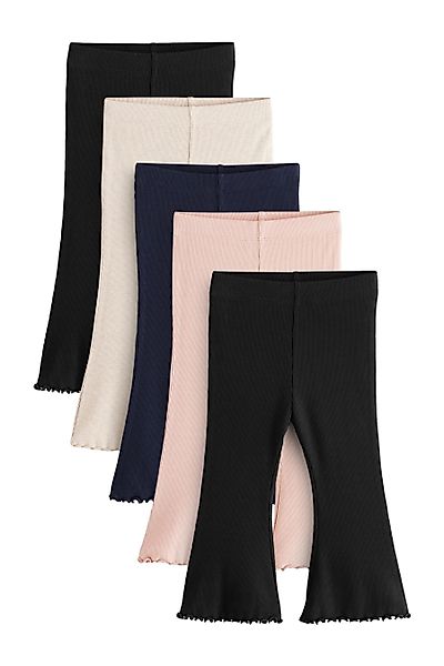 Next Leggings Gerippte Leggings mit Schlag, günstig online kaufen