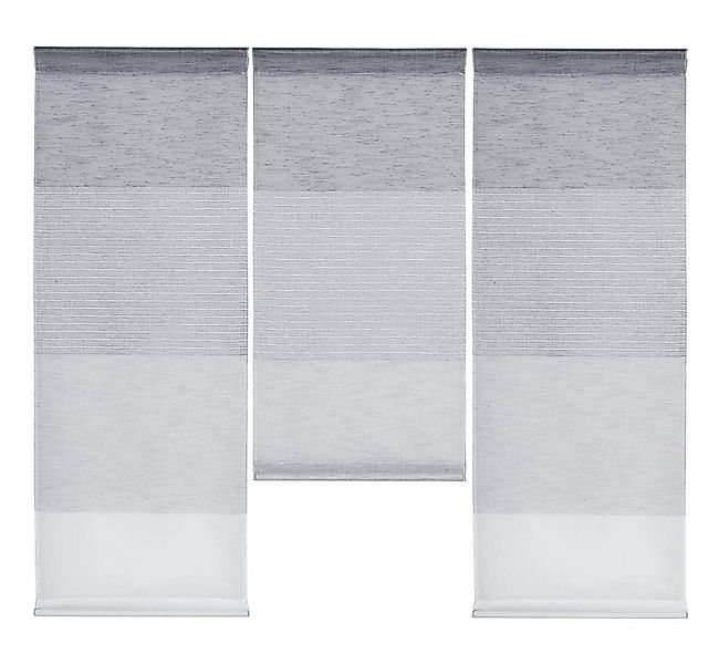 Clever-Kauf-24 Scheibengardine Design Mini Flächenvorhang Set, günstig online kaufen