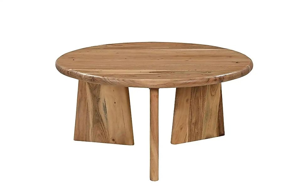 Couchtisch  Acacia Wave ¦ braun ¦ Maße (cm): H: 44  Ø: 90 Tische > Couchtis günstig online kaufen