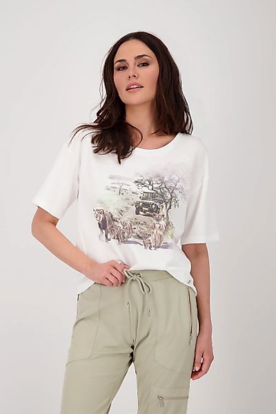 Monari T-Shirt "Shirt Safari Druck", Mit Rundhalsausschnitt günstig online kaufen