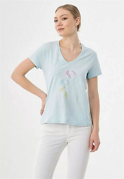 ORGANICATION T-Shirt Women's Printed T-Shirt in Light Blue günstig online kaufen