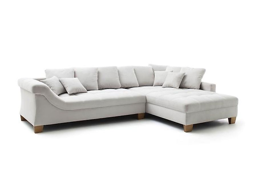 Eckosofa inkl. Kissen einmalig variabel montierbar Natur günstig online kaufen