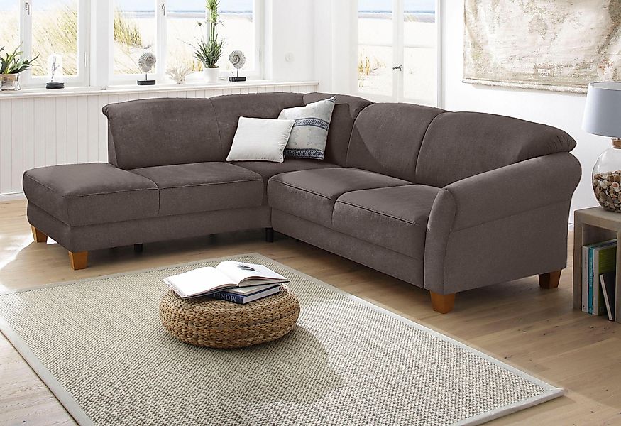 Home affaire Ecksofa Gotland L-Form, wahlweise günstig online kaufen