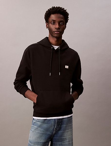 Calvin Klein Jeans Kapuzensweatshirt 400GSM TERRY BADGE HOODIE Mit Rundhals günstig online kaufen