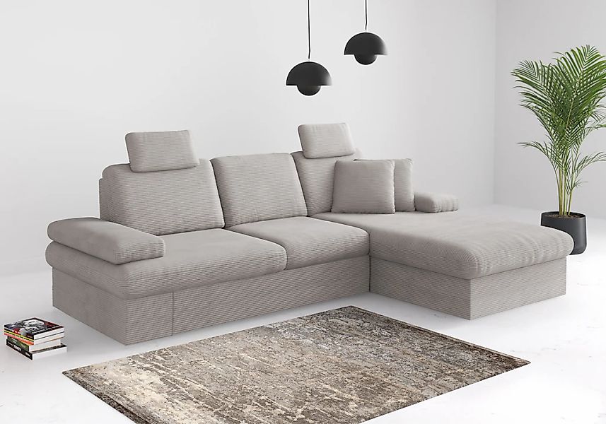 sit&more Ecksofa "Moreno", mit Armteilverstellung,wahlweise mit Bettfunktio günstig online kaufen