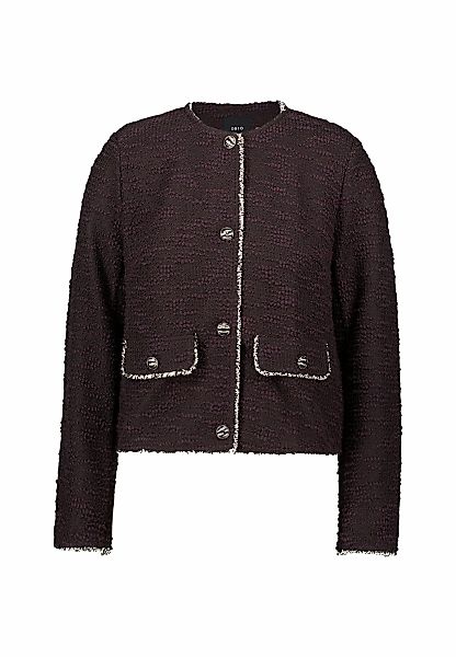 Zero Jackenblazer "Damen Bouclè mit Knöpfen" Knopfleiste günstig online kaufen