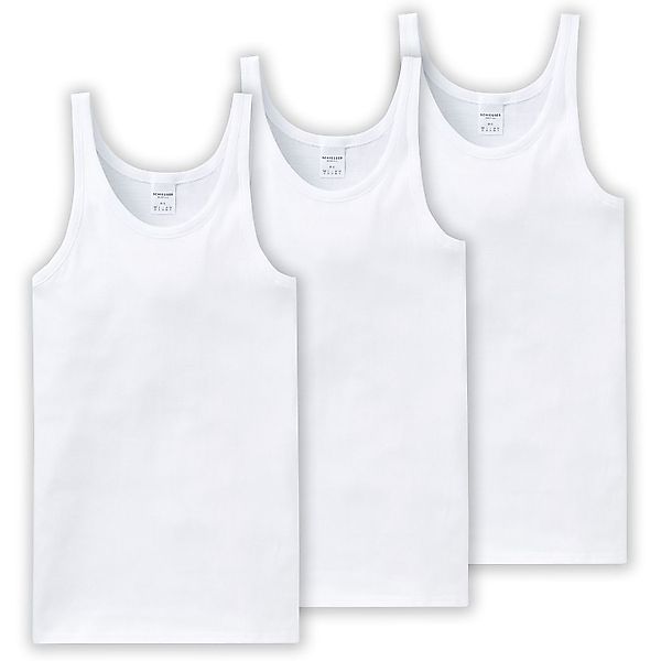 Schiesser Unterhemd Basic (3-St) schlichtes Basic-Unterhemd günstig online kaufen
