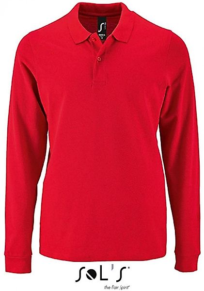 SOLS Langarm-Poloshirt Herren Long-Sleeve Piqué Polo günstig online kaufen