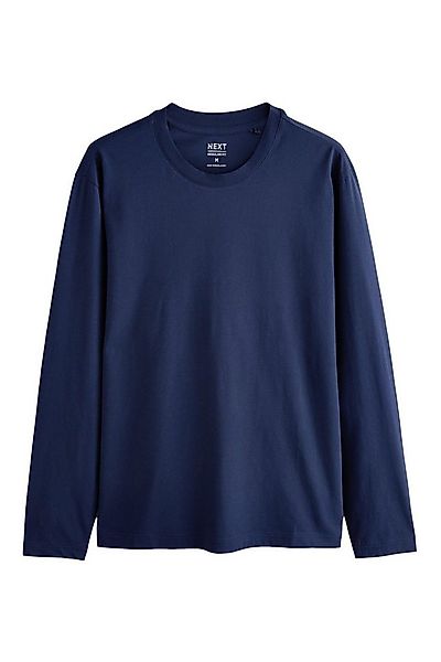 Next Langarmshirt Rundhalsshirt – Regular Fit (1-tlg) günstig online kaufen