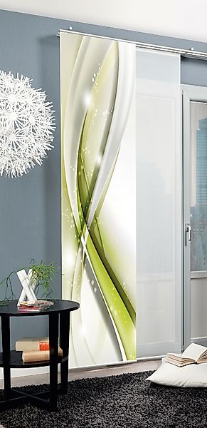 HOME WOHNIDEEN Schiebegardine "GLIWE" Paneelwagen 1 Stk. tlg. Schiebevorhan günstig online kaufen