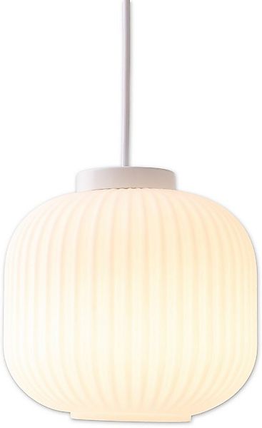 näve Pendelleuchte Geneva, Leuchtmittel wechselbar, Pendelleuchte,Milch-Gla günstig online kaufen