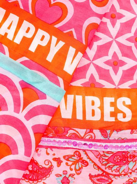 Zwillingsherz Modeschal "Happy Hearts", mit Mustermix günstig online kaufen