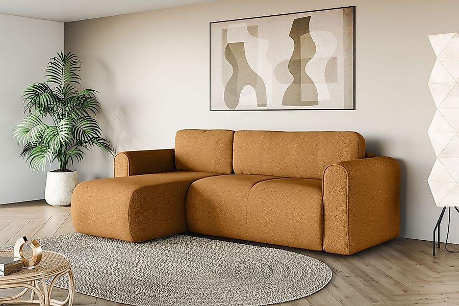 INOSIGN Ecksofa "Zacharia wahlweise Schlafsofa mit Bettkasten, B/T/H 250/16 günstig online kaufen