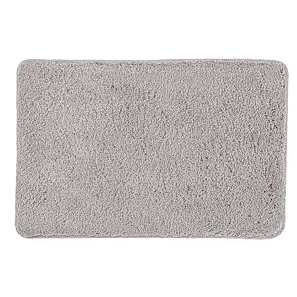 Kleine Wolke Badteppich Scott 50 cm x 70 cm Silbergrau günstig online kaufen