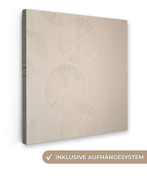 OneMillionCanvasses® Leinwandbild Japandi - Beige - Modern, Fotodruck (1 St günstig online kaufen