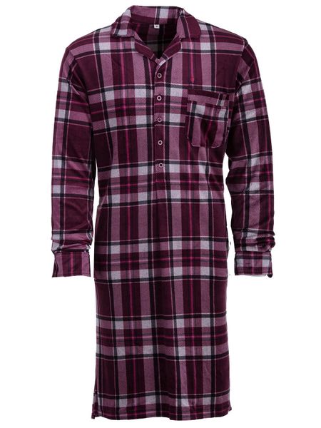 Henry Terre Nachthemd Velour Nachthemd langarm günstig online kaufen