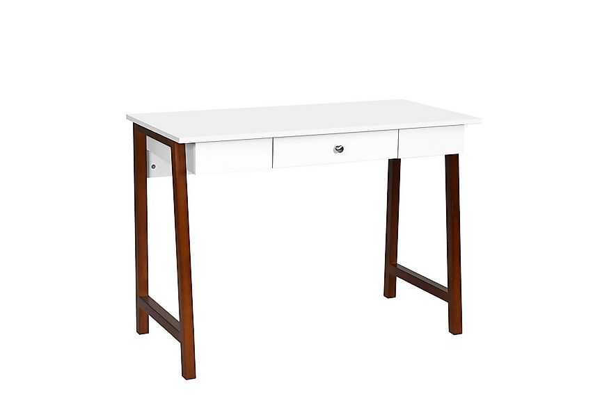 COSTWAY Schreibtisch Computertisch, Holz, mit Schublade, 106 X 50 X 75,5 cm günstig online kaufen