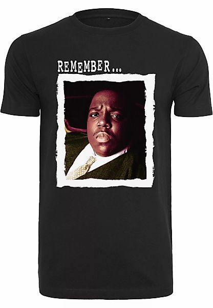 MisterTee Kurzarmshirt "Herren Biggie Remember Tee" günstig online kaufen