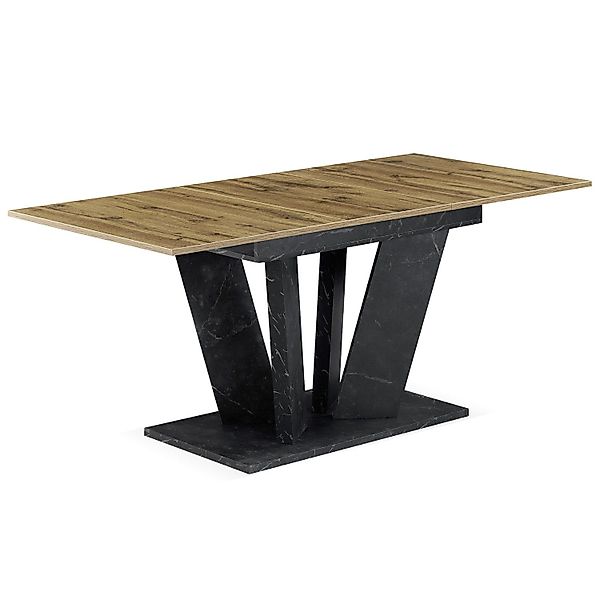 B&D home Säulen-Esstisch WILLEM, ausziehbar, 120-160cm, günstig online kaufen